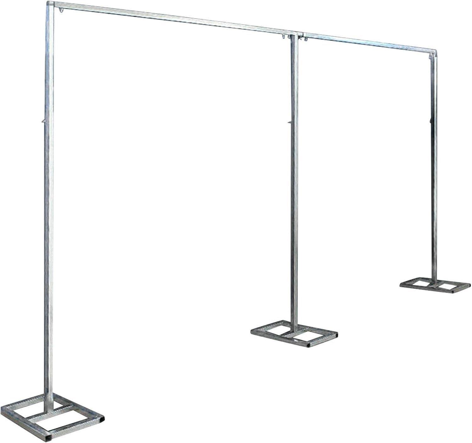 Photo 1 of (used)(damaged)(sold for parts) Gdrasuya10 10x20FT Backdrop Stand,Pipe and Drape Backdrop Stand for Parties,Pipe Kit Curtain Frame,Curtain Frame Stand