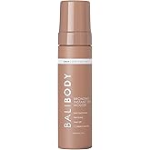 Bali Body Instant Tan Mousse | Wash-off instant bronzing mousse, streak-free with quick-dry finish | Chocolate-tinted body makeup for a natural glow | 200ml/6.7oz