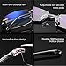 LUFF Premium Computer Reading Glasses Blue Light Blocking Diamond Cut Edge Design Spectacle Readers for Men(+2.0)