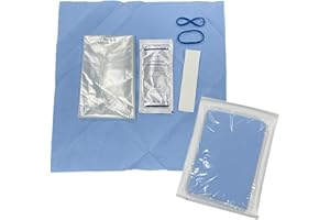 CHOYTONG MEDICAL Ultrasound Transducer Probe Covers, Latex-Free Sterile Disposable Clear, Individual Packaging (50, 6" x 48")