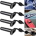 Multi Outools Plastic Flush Mount Fishing Boat Rod Holder with Cap Cover for Kayak Boat Canoe 7.9x1.8 inch Fishing Tackle Accessory 30 Degree Black 2pcs/4pcs (4PCS)
