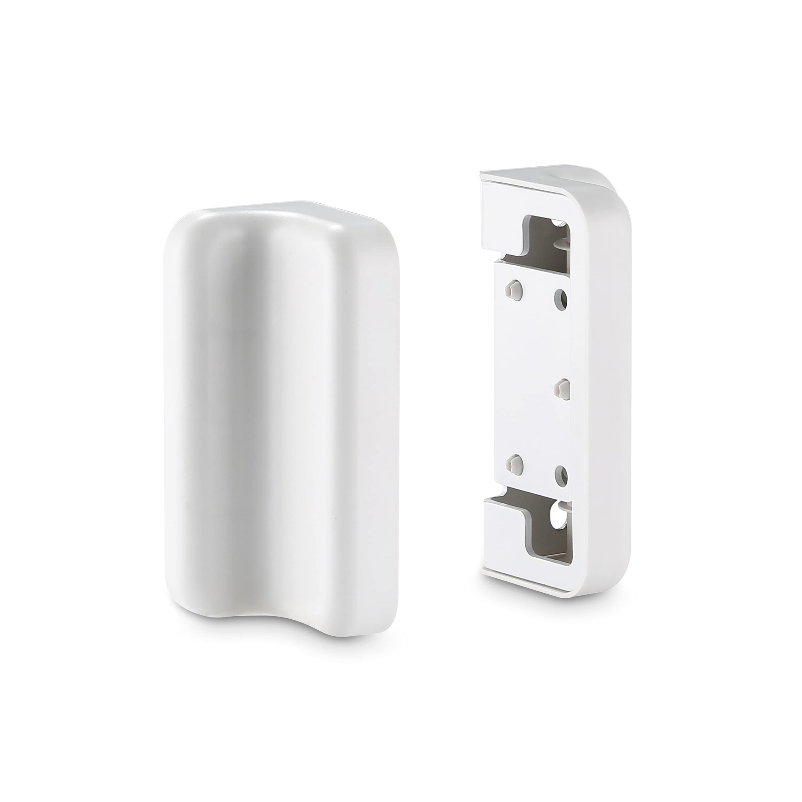 InLine® Slatwall Wall Bracket for Wall Mount Panel, White, Set of 2