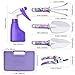 FUZHEN Gardening Tools Set, 5 Piece Gardening Gifts Gardening Planting Gardening Tools Set Home Gardening Flowers Vegetables Potted Flowers Trim Loosing Planting Tools (5 Piece Purple)thumb 4