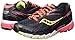 Saucony Women's Ride 8 Running Shoe, Mid/Coral/Citron, 7.5 M US