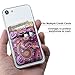 SHANSHUI Phone Card Holder, Ultra-Slim Lycra Stretchy Self Adhesive Stick On Wallet Card Holder Pocket Compatible for iPhone Android and Most Smartphones (Paisley / 2pcs)