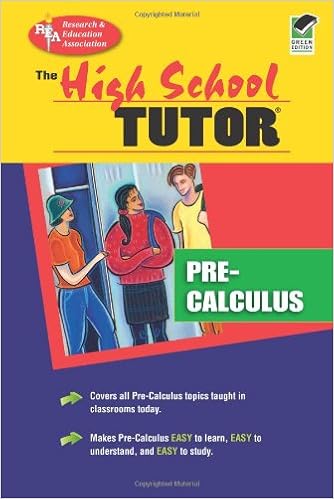 High School Pre-Calculus Tutor (High School Tutors Study Guides) High School Pre-Calculus Tutor (High School Tutors Study Guides)