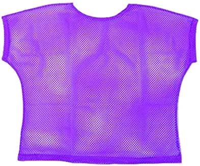 Ladies 80s NEON MESH Tops Fancy Dress Costume Pink Black Green Crop