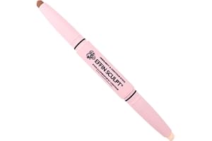 KIMCHI CHIC KimChiChic Beauty Effin Sculpt Dual-Ended Highlight & Contour Stick, Creamy & Blendable Formula with Mango Seed Butter, Vitamin E & Sweet Almond Oil, Cruelty-Free, Light