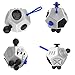 Coopei Fidget toys Cube for Fidgeters! Stress Relief Anxiety Attention Desk Toy for Adult and Children (12 Sided- White)