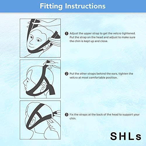 image for SHLs Anti Snoring Chin Strap | Simple Anti-Snoring Solution for Good S