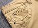 Aiyino Mens Skinny Runway Distressed Slim Denim Biker Jeans Hiphop Pants (US 33(Tag Size 34), Khaki)