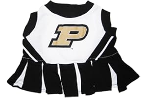PETS FIRST Purdue Boilermakers Dog Cheerleader Outfit, X-Small