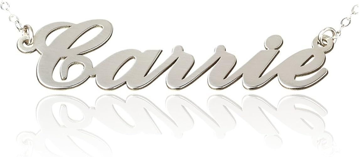 AJ's Collection Sterling Silver Personalized Custom Name