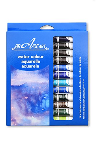Grace Art Watercolor 12ml Tube Set (24pcs)