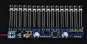 16 Kanal Lauflicht mit verschiedenen Effekten + 16 weisse 5mm LED´s