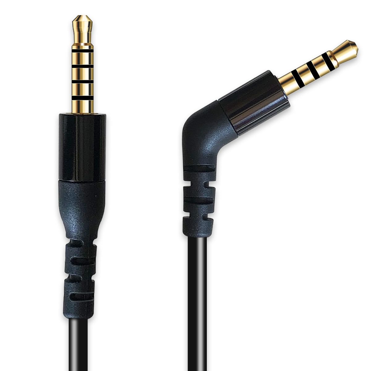 MJKOR Replacement Audio Cable Cord Compatible with SteelSeries Arctis Nova 7, Arctis Nova Pro Gaming Headset (Audio Cable, Black)