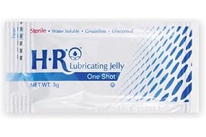 HR PHARMACEUTICALS HR Lubricating Jelly Sterile 3 Gram Individual Packet 144 per Box 207