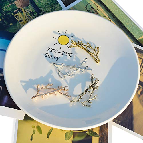 image for Metal Hair Clips, Fascigirl 12 Pcs Hair Barrettes Hair Pins Moon Trian