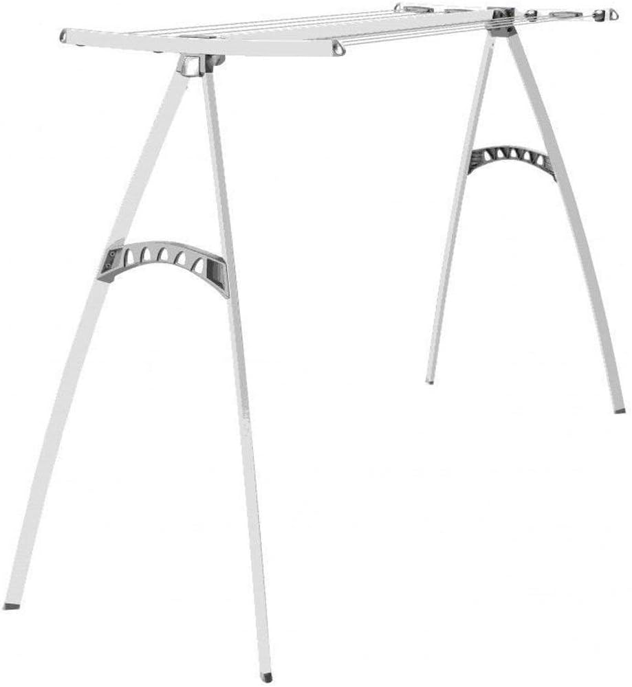 Hills Portable Washing Line, High grade steel, White, 2100mm x 1300mm x