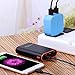 Lumsing 2-Port USB Wall Charger Hub 20W Charging Station with Foldable Plug Power Adapter for iPhone 6S Plus Smartphones and Tablets (Blue)
