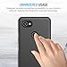 Google Pixel 2 XL Case, Maxboost [mSnap] Thin Cases [Perfect Fit] [Black] EXTREME Smooth Surface with Anti-Slip Matte Coating for Excellent Grip Hard Protective PC Covers For Google Pixel 2 XL (2017)