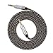 SMALLElectric 3.5mm 4-Pack Nylon Braided Auxiliary Audio Cable (5ft / 1.5m) Tangle-Free AUX Cable for Headphones, iPods, iPhones, iPads, Home/Car Stereos and More (Multicolor)