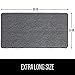 Gorilla Grip Bath Rug Mat 60x24, Thick Soft Absorbent Chenille, Quick Dry Microfiber Mats, Rubber Backing Machine Washable Shower Floor Rugs, Bathmat Runner, Bathroom Home Decor Accessories, Grey
