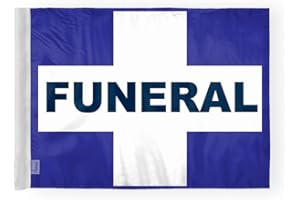 A.G.A.S MANUFACTURING GROUP AGAS White Cross on Purple Car Flags - 6x9 inch, Double-Stitched Polyester(Without Pole)