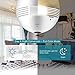 WiFi IP Camera 360 Degree Camera Surveillance Home Security Wireless Camera 1080p Full HD Wide Lens, Night Vision 2 Way Audio for Home/Office /Nanny / Pet /Baby Monitor Cam with iOS, Android App