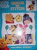 Winnie the Pooh Quick to Stitch, Cross Stitch, 38 Designs by 