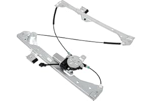 FFFauto 741-444 Rear Left Driver Side Power Window Regulator with Motor Compatible with 2007-2014 Cadillac Escalade/Chevy Silverado Suburban Avalanche Cheyenne/Sierra Yukon