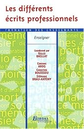 Les  différents écrits professionnels