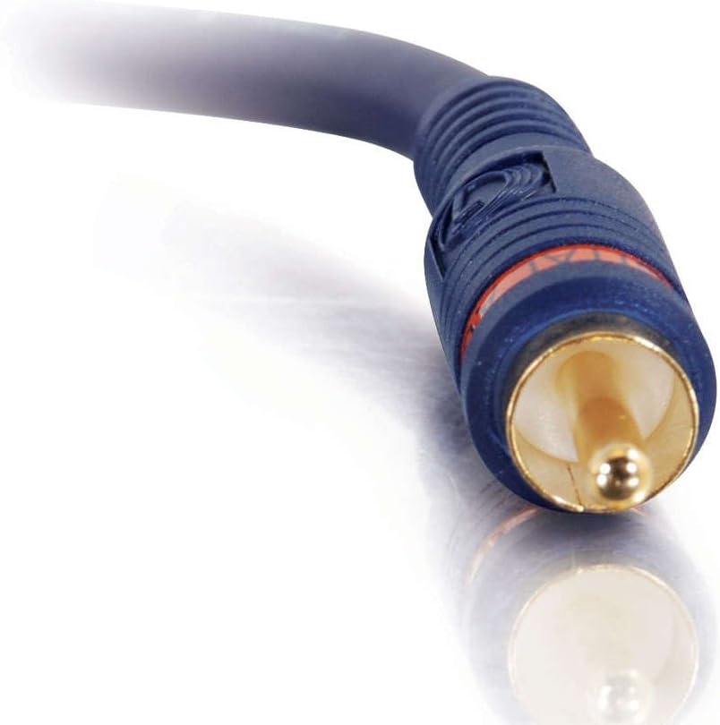 C2G 40008 Velocity S/PDIF Digital Audio Coax Cable, Blue (1.5 Feet, 0.45 Meters): Home Audio & Theater