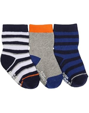 Baby Little Boys' 3pk Stripes Blue