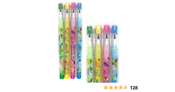 No 2 Hb Fancy Pencils Multipoint Non Sharpening Stackable Pencil With Matching Eraser Pack Of 16 For Girls Kids Students Teachers Office By Emraw Pencils Amazon Com Au