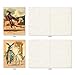 The Best Card Company - 10 Boxed Note Cards Blank (4 x 5.12 Inch) - Bulk Assorted Cards, Vintage Pictures - Vintage Funny Bunnies M2345OCB