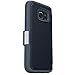 OTTERBOX Strada Series Leather Wallet Case for Samsung Galaxy S7 - Retail Packaging - Tempest Night (Tempest Blue/Navy Blue Leather)