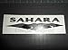 Jeep Wrangler Sahara 2 Color Vinyl Fender Decals 1 Pair