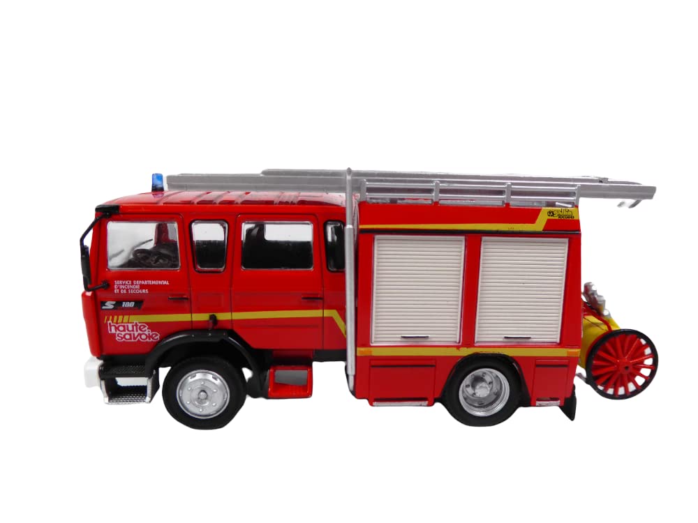 OPO 10 - Fire Truck 1/43 compatible with Renault VI S180 Metz SDIS Haute Savoie (Ixo P02)