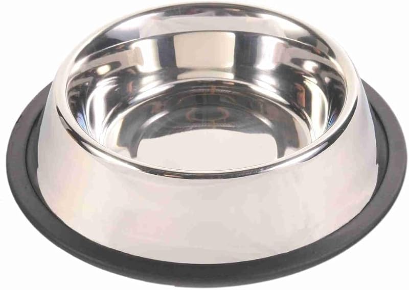 Comedouro para cães em aço inoxidável