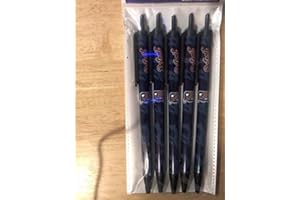 PSG Baseball Official Licensed Click Pens 5 Pack Black Ink Detroit Tigers