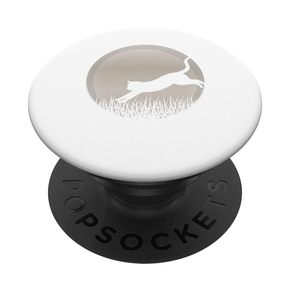 Cat In Moonlight PopSockets Swappable PopGrip