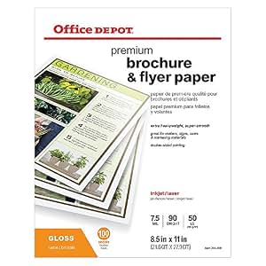 Office Depot Professional Brochure Paper – Matte, 8.5"x11", 45 Lb, 150 Sheets/Pack - View #2