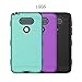 LG G5 Case, CinoCase Heavy Duty Rugged Armor Protective Case Hybrid TPU Bumper Shockproof Case with Brushed Metal Texture Hard PC Back for LG G5 (2016) Mint