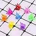 Jtshy 100 Pack of Assorted Color Butterfly Hair Clips, Bulk Small Butterfly Hair Clips