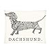 Fashion Home Decorative Pillow Cover Cute Words Dachshund Custom Picture Pillow Case 20x26 (one side)