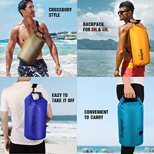 20L Waterproof Dry Bag Backpack - Roll Top Floating Dry Sack For Kayaking, Boating & Water Sports