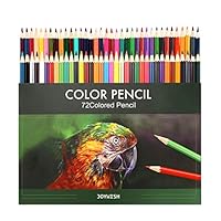 72 Coloring Pencils for Adult Coloring Books Artist Drawing Sketching Shading Art Supplies,Oil Based Soft Core Pre-sharpened Wooden Colored Pencils (72 COLORS)