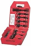 Milwaukee 49-22-0130 Contractor's Kit 7 Bit 1-Inch to 2 9/16-Inch Selfeed Drill Bit Assortment with 5 1/2-Inch Extension and Plastic Carrying Case