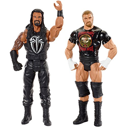 Mattel roman reigns & triple: wwe tough talkers act…